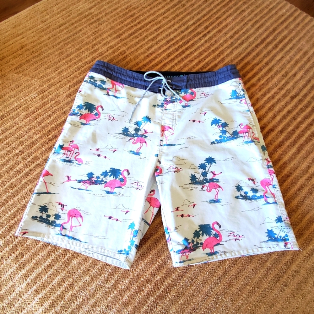 Men's Rip Curl Lay Days Boardshorts_Flamingos